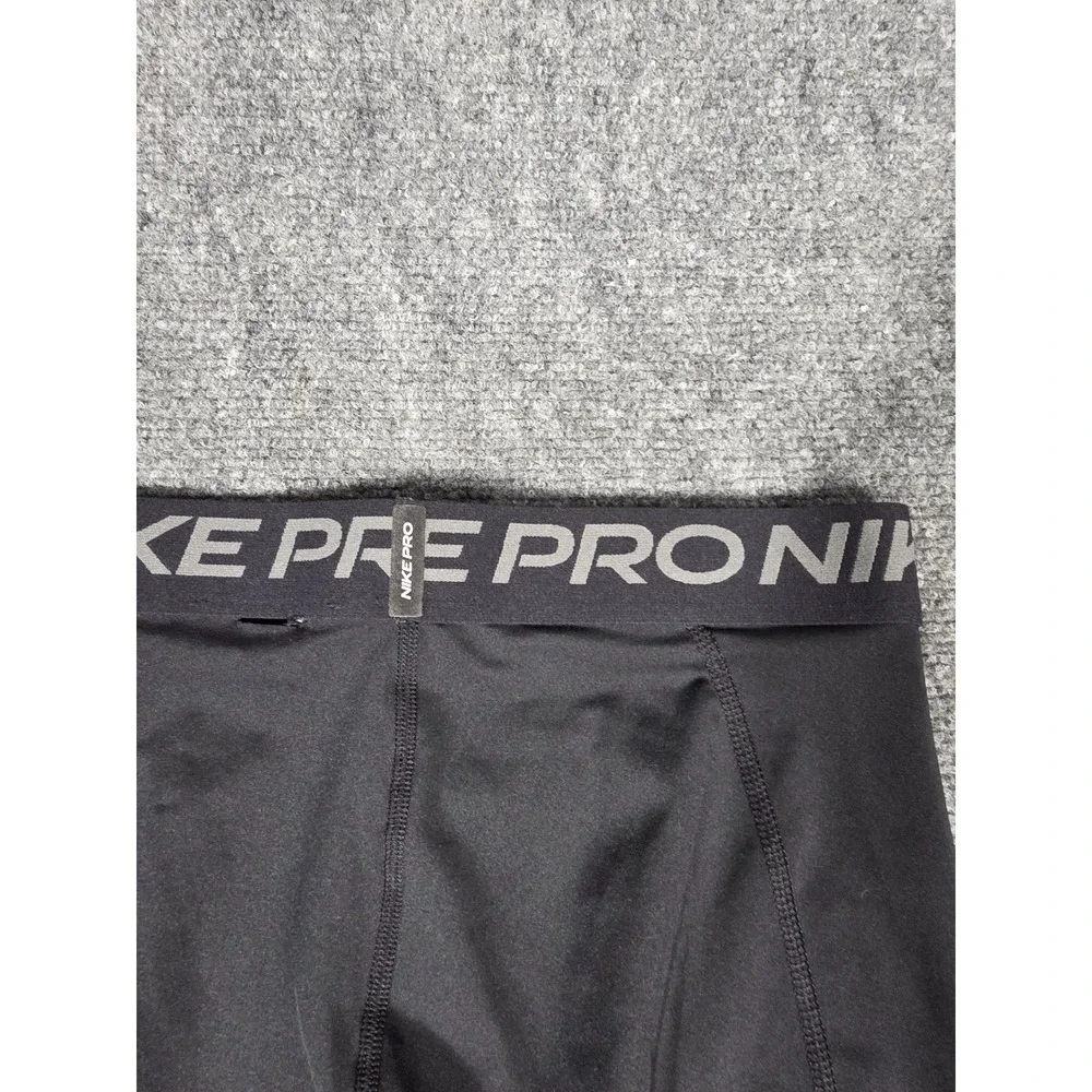 Nike Pro Dri-FIT Mens Black Compression Tights Athletic Leggings Sz M Activewear